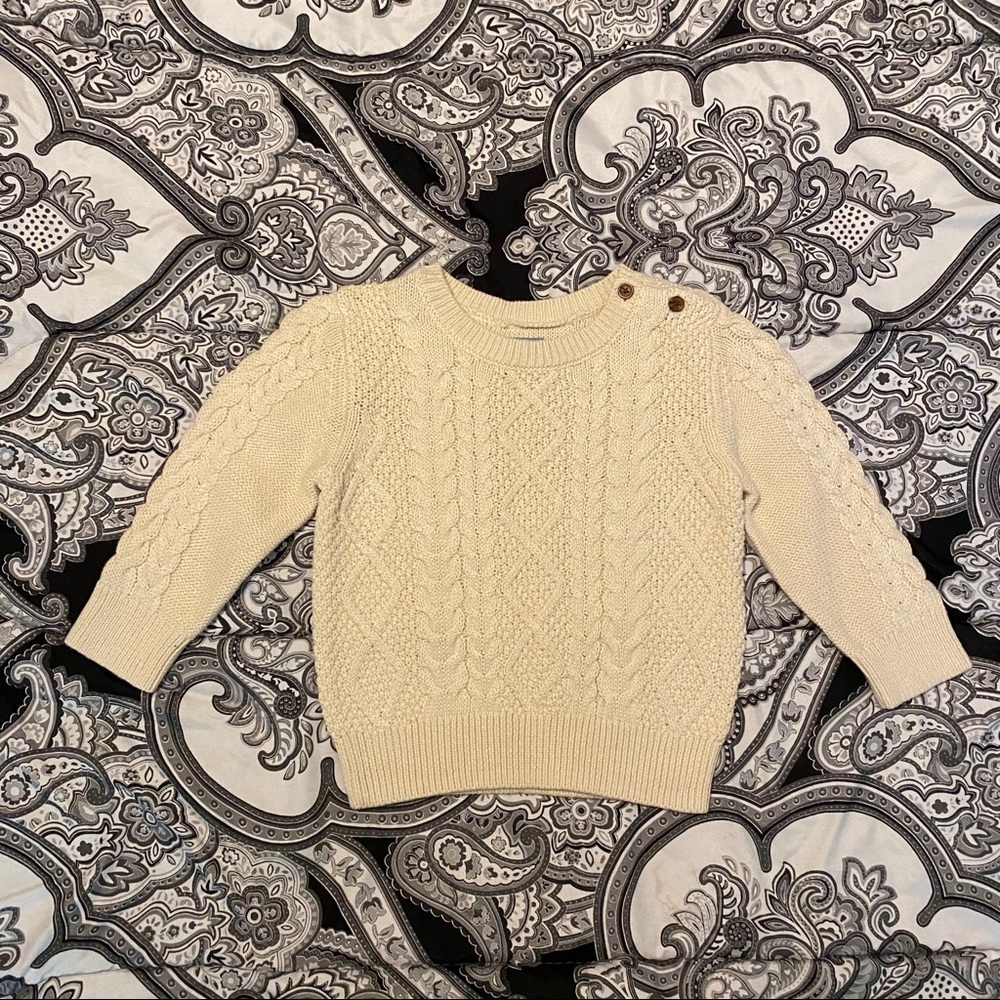Baby Gap cable knit sweater size 12-18 months